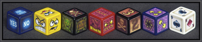 indented blank dice designs