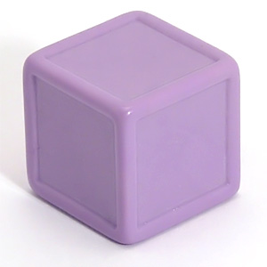 Lilac indented dice